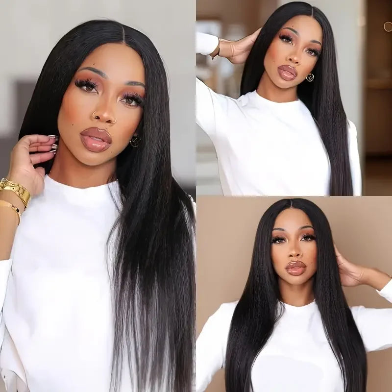 HD Transparent 13x4 13x6 Straight Lace Front Wig Brazilian Pre Plucked Lace Frontal 100% Human Hair Wigs For Women 4x4 5x5 Wig