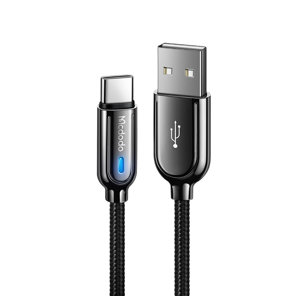 Mcdodo 1M/1.5M Auto Power Off Original Smart Usb C QC4.0 3.0 Fast Quick Charge Smart Type C Date Cable for Android Devices