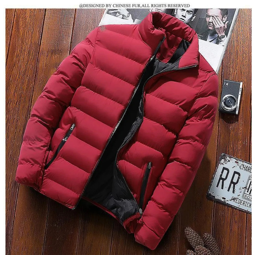 Men's Fall Winter Coats Fashion Padded Jacket For Men Coat Warm Clothing Men's Parka Plus Size M-6XL