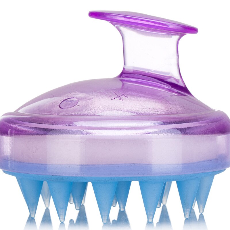 Silicone Head Body To Wash Clean Care Hair Root Itching Scalp Massage Comb Shower Brush Bath Spa Anti-Dandruff Shampoo