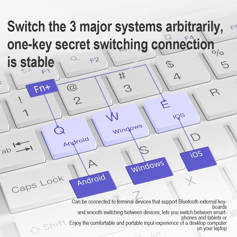 Keyboard and Mouse Combo For iPad Xiaomi Samsung Huawei Tablet Android IOS Windows Wireless Bluetooth Keyboard For Phone iPad