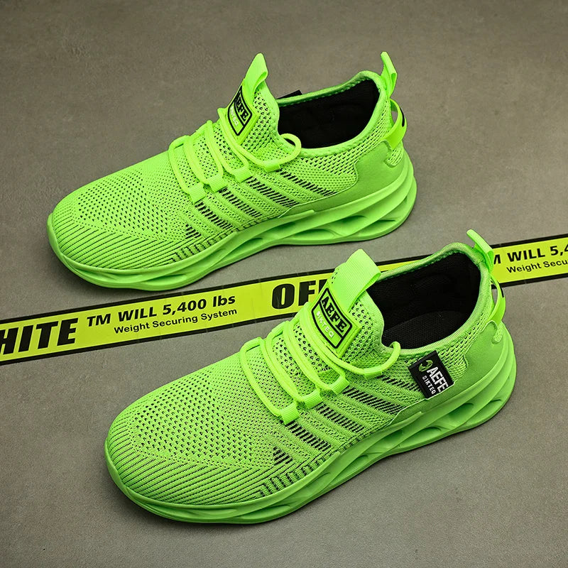 Fashion Men Running Shoes Sneaker Trend Casual Shoe Breathable Mesh Men Lightweight Comfortable Sport Sneakers Non-slip Footwear