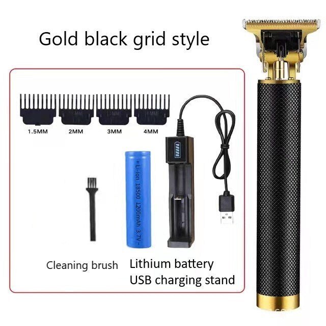 Direct Charge Hair Trimmer For Men Rechargeable Shaver Beard Barber Hair Electric T9 Cutting Machine Digital Display LCD Fader