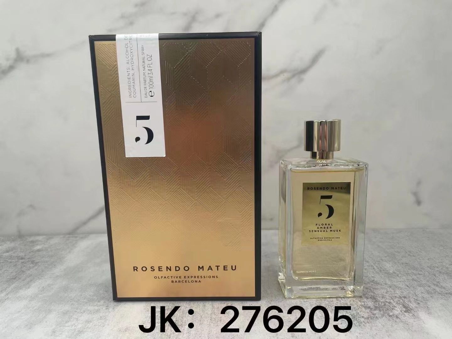 Neutral Perfume 100ml Rosendo Mateu Olfactive Expressions R N5 Floral Amber Sensual Musk Fragrance EDP Long Lasting Men Women