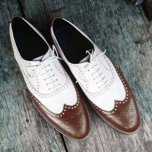 New Brogue Shoes for Men Mixed Colors Square Toe Black White Spring Autumn Handmade Men's Shoes for Business Free Shipping
