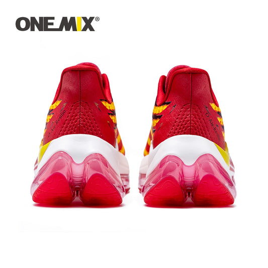 ONEMIX Fashion 2023 Running Shoes for Men Air Cushion Athletic Couple Trainers Sport Runner Shoes Outdoor Women Walking Sneakers