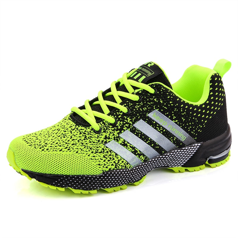 Running Shoes Breathable Outdoor Sports Shoes Lightweight Lace-UP Sneakers for Women Comfortable Athletic Men Training Footwear