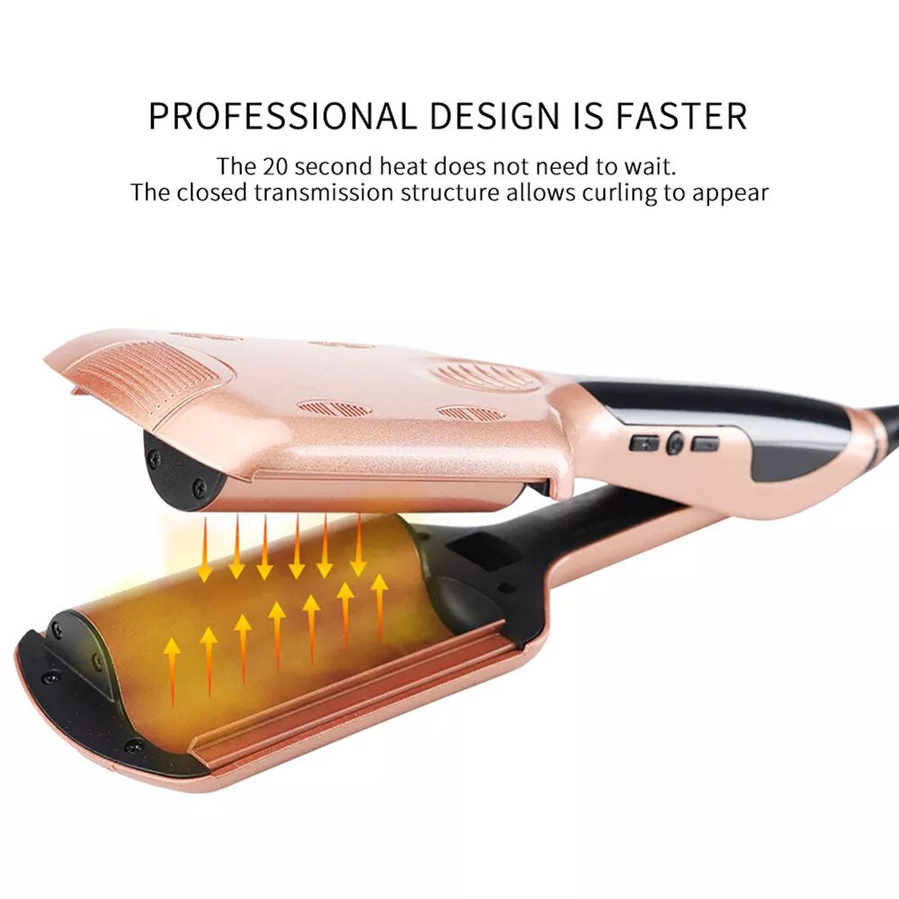 3 Barrels Egg Roll Professional Ceramic Tourmaline Hair Roller Curling Iron Curling Deep Waver Curler Perm Splint Styling Tools