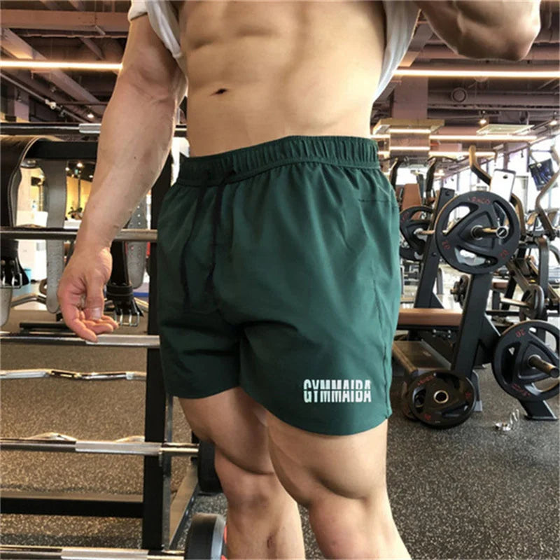 2023 NEW Summer zipper pocket fashion Joggers Shorts men Bodybuilding Fitness Quick-dry Sport Short Pants men brand Beach Shorts