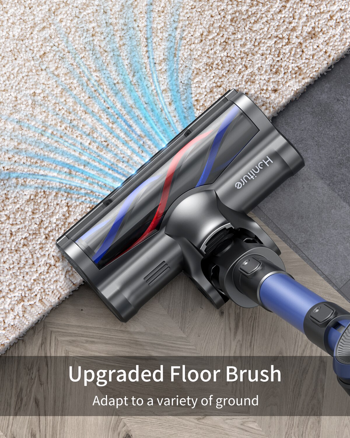 400W 33Kpa Cordless Wireless Vacuum Cleaner for Home Appliance 55 Mins Removable Battery S12 Aspiradora 5 Speed HD Touch Screen