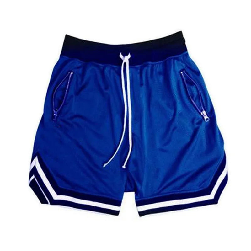 Plain Gym Shorts Men Mesh Running Shorts Quick Dry Loose Sports Basketball Training Shorts Male Sportswear Summer Fitness Shorts