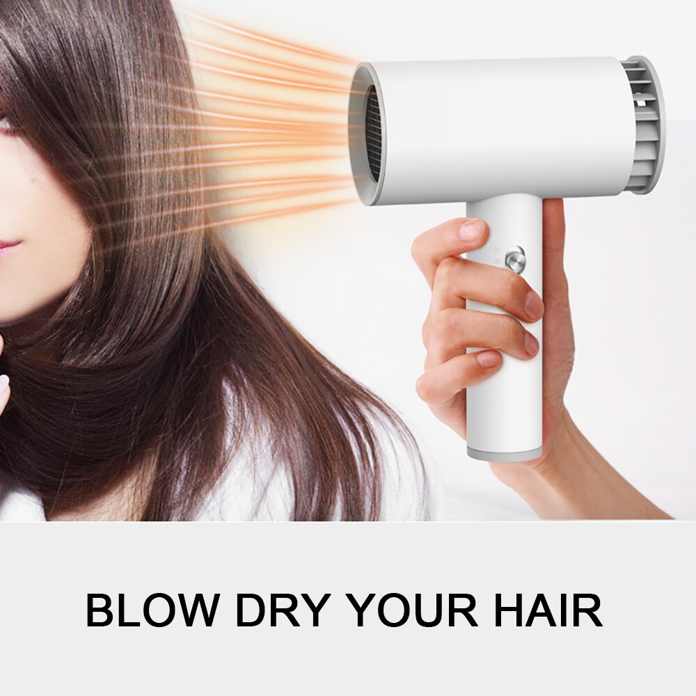 500W Hair Dryer USB Charging Wireless Portable Student Dormitory for Art Students Examination Drawing and Painting Dry Quickly