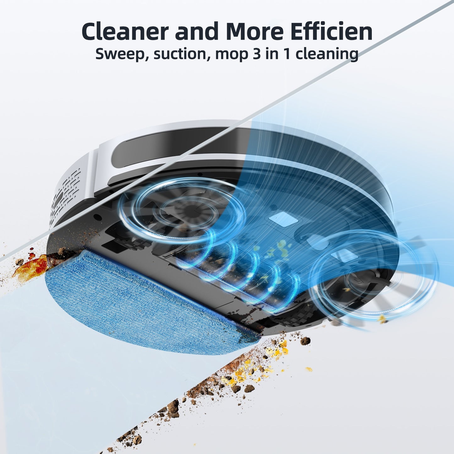 G20 Robot Vacuum Cleaner Sweep and Wet Mopping Floors&amp;Carpet Run Auto Reharge Appliances Household Tool Dust Electric Sweeper