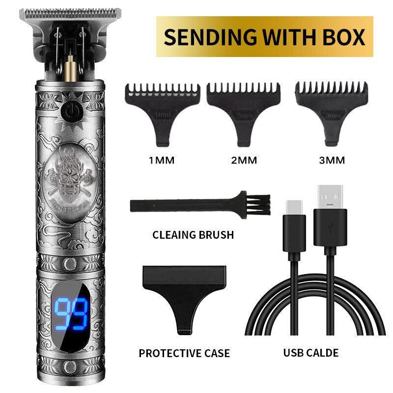 New T9 Electric Hair Clipper Hair Trimmer Professional Shaver Beard Barber Shop Men Hair Cutting Machine For Men Haircut Style