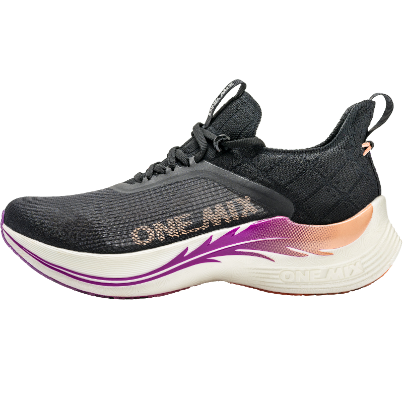 ONEMIX Men Marathon Running Shoes Carbon Fibre Plate Racing Shoes Professional Lightweight Technology Men&#39;s Sneakers For Outdoor