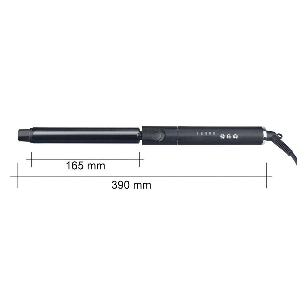 Professional Hair Curler Rotating Curling Iron Wand with Tourmaline Ceramic Anti-scalding Insulated Tip Waver Maker Styling Tool