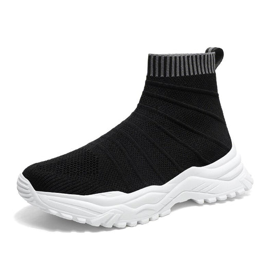 VRYHEID Minimalist Barefoot Sock Shoes for Women and Men Daily Pull-on Casual Walking Shoes Fashion Sneakers Lightweight Comfy