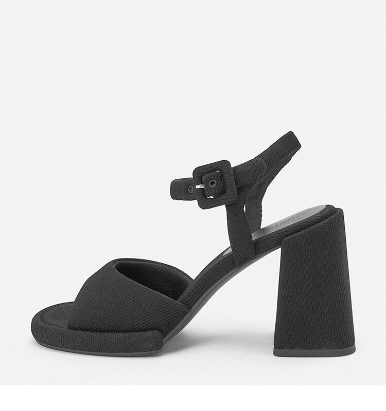 GIGIFOX Brand Open Toe High Heels Ankle Strappy Sandals For Women Fashion Sexy Elegant Designer Luxury Summer Heeled Shoes