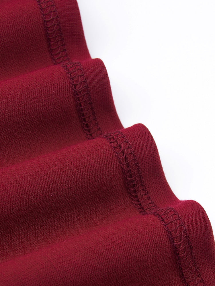 Nice-Forever Autumn Women Fashion Cold Shoulder Patchwork Dresses Casual Party Elegant Bodycon Slim Dress B739