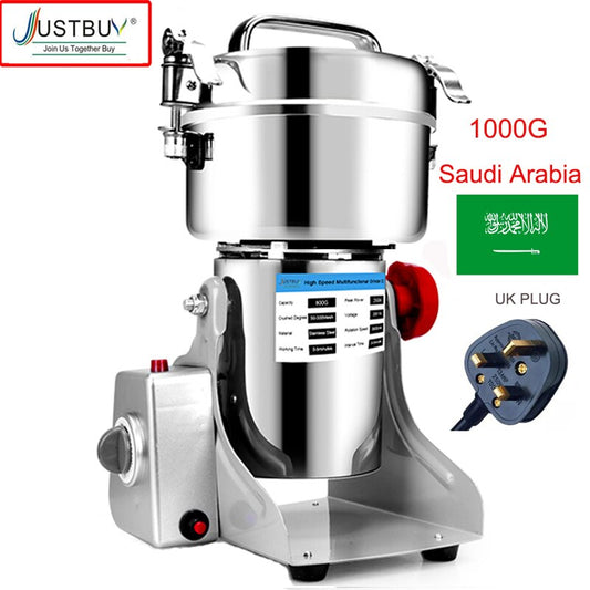 2500G/1000G/800G Food Herb Coffee Grinder Grain Spices Mill Medicine Wheat Dry Food Mixer Chopper