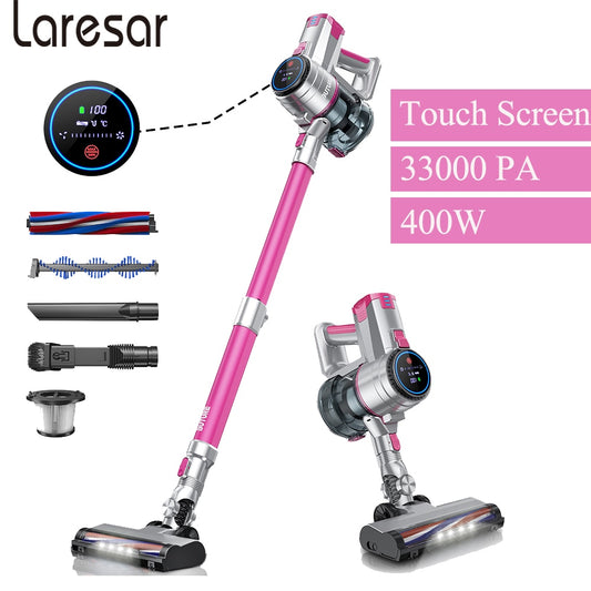 400W 33000PA Suction Power JR300 Handheld Cordless Wireless Handheld Vacuum Cleaner floor Home 1L Dust Cup Removable Battery