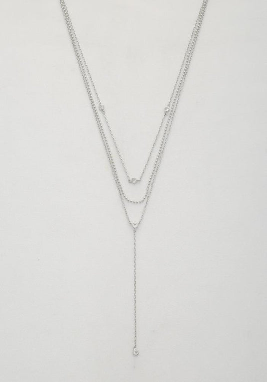 Dainty Metal Y Shape Necklace