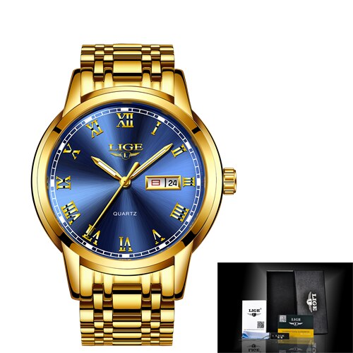 LIGE Japan Quartz Women&#39;s Watch Fashion Female Wristwatch Switzerland Luxury Brand reloj mujer Waterproof Women Bracelet Watch