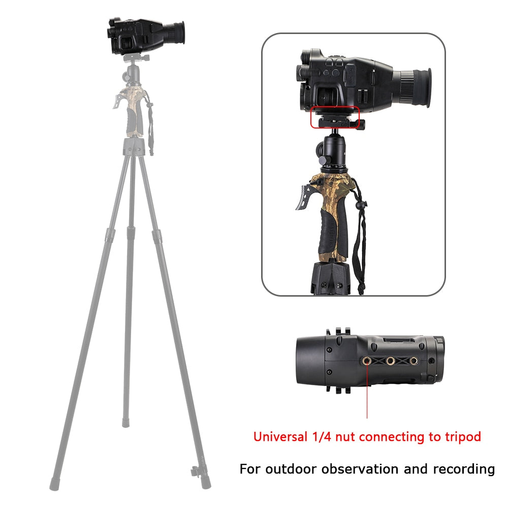 Henbaker CY789 Infrared Night Vision Scope 940nm Digital Night Vision Monocular Device with Wifi APP 1080P HD 24x NV Optical