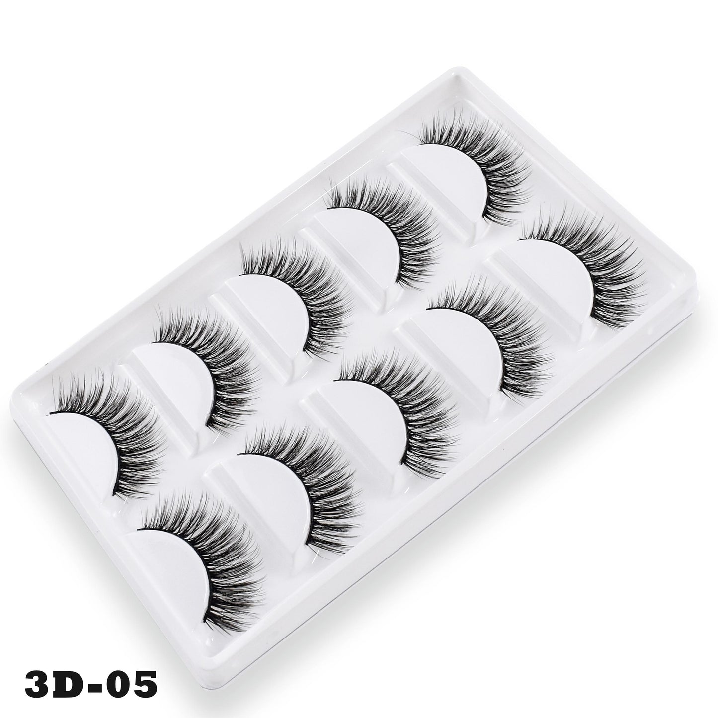 5Pairs Thick Faux 3D Mink Lashes Natural Long False Eyelashes Dramatic Fake Lashes Makeup Handmade Eyelash Extension maquiagem
