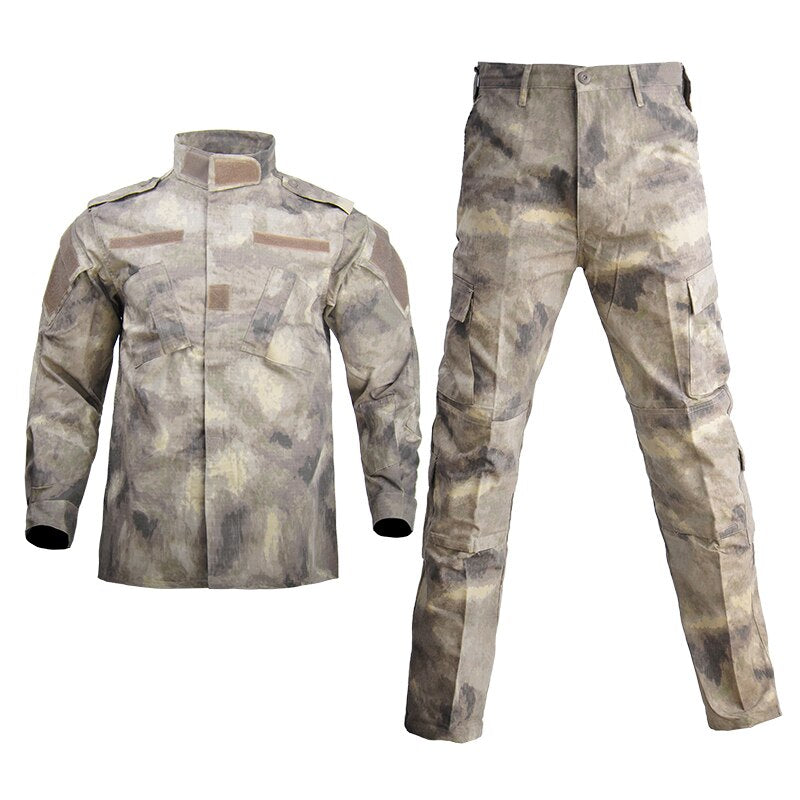 Military Uniform Airsoft Camouflage Tactical Suit Camping Men Army Special Forces Combat Jackets Pants Militar Soldier Clothes
