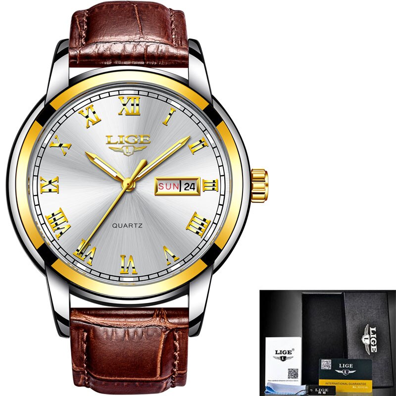 LIGE Japan Quartz Women&#39;s Watch Fashion Female Wristwatch Switzerland Luxury Brand reloj mujer Waterproof Women Bracelet Watch