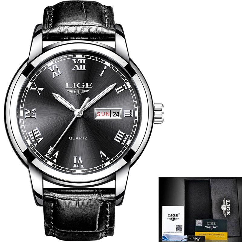 LIGE Japan Quartz Women&#39;s Watch Fashion Female Wristwatch Switzerland Luxury Brand reloj mujer Waterproof Women Bracelet Watch