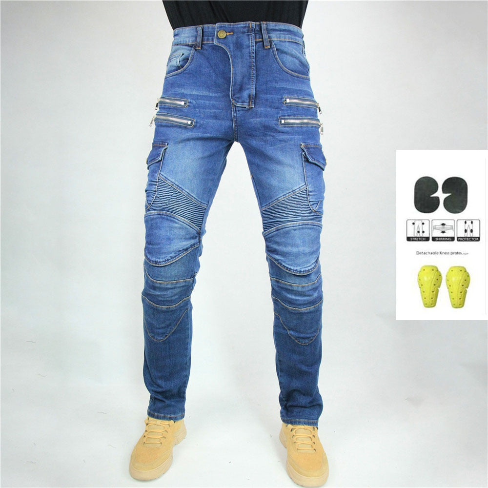Komine New Motorcycle Pants Moto Men&#39;s Motocross Casual Riding Motorbike Touring Motocycle Street Jeans Trousers Protective Gear