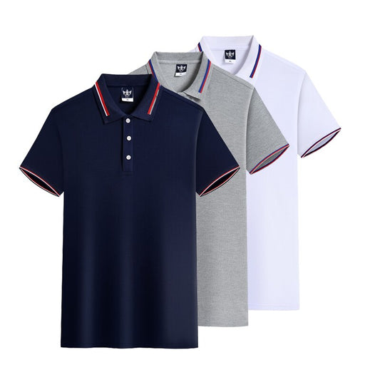 High Quality Solid Color Three-Pack Polo Men Shirt Casual Polo Shirts men&#39;s Short Sleeve Polo Shirt 2021 New Arrival Polos Shirt