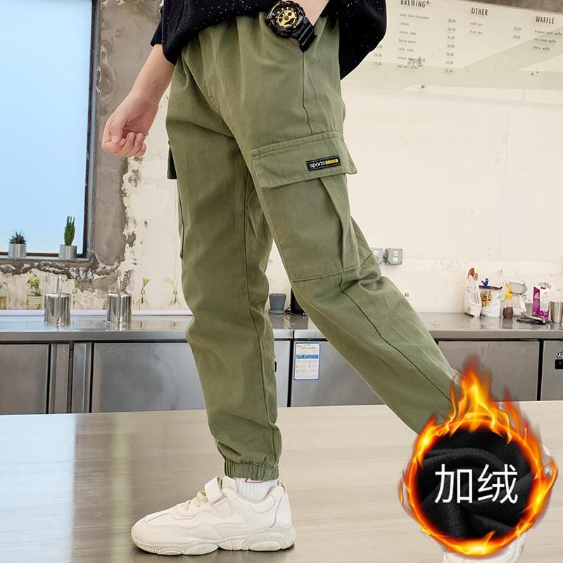 Kids Pants Boys Casual Pants Kids Clothing Cotton Boys Long Trousers Children Boys Clothing Sport Girls Pants Spring 3-16years