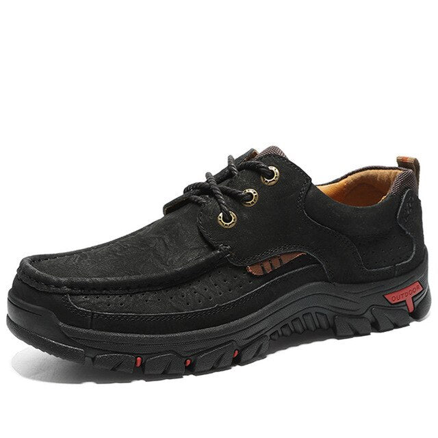 MIXIDELAI Genuine Leather Men Shoes England Trend Male Footwear Set Foot Men&#39;s Casual Outdoors Man Flats Work Shoes Large Size48