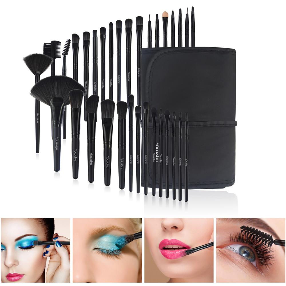 32Pcs Makeup Brushes Foundation Highlighter Blusher Powder Brushes with Cosmetic Bag pincel para maquiagem Beauty Brushes Kits