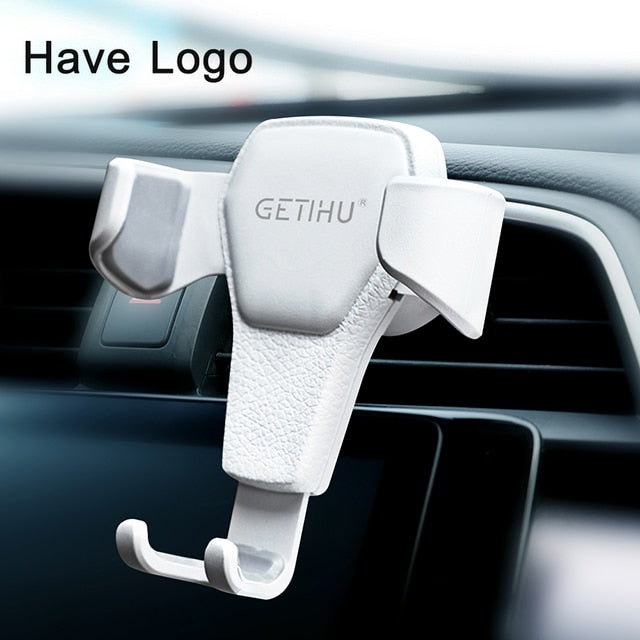GETIHU Gravity Car Holder For Phone Air Vent Clip Mount Mobile Cell Stand Smartphone GPS Support For iPhone 13 12 Xiaomi Samsung