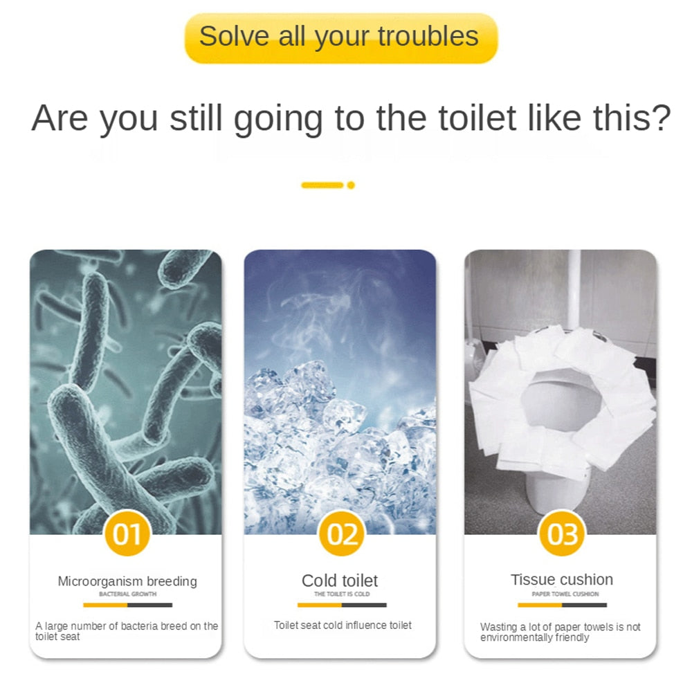 Toilet Seat Cover Home Winter Heated Washable Toilet Seat Lid Bathroom Supplies Soft Toilet Pad Case Waterproof Bathroom Cover