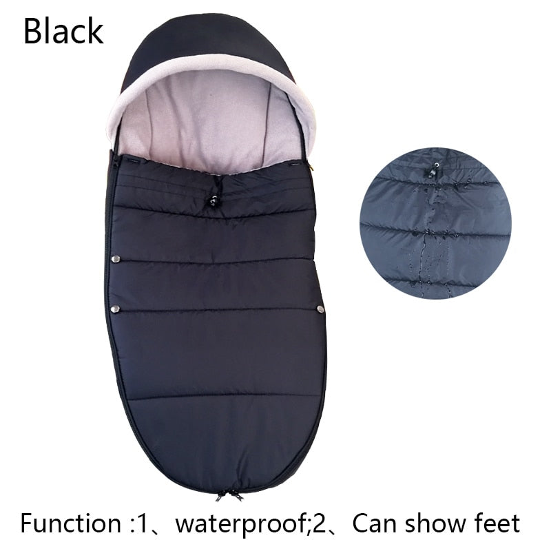 Universal Baby Stroller Sleepsacks Sleep Bag Waterproof Socks For Yoyo Babyzen Pram Warm Footmuff  Baby Stroller Accessories