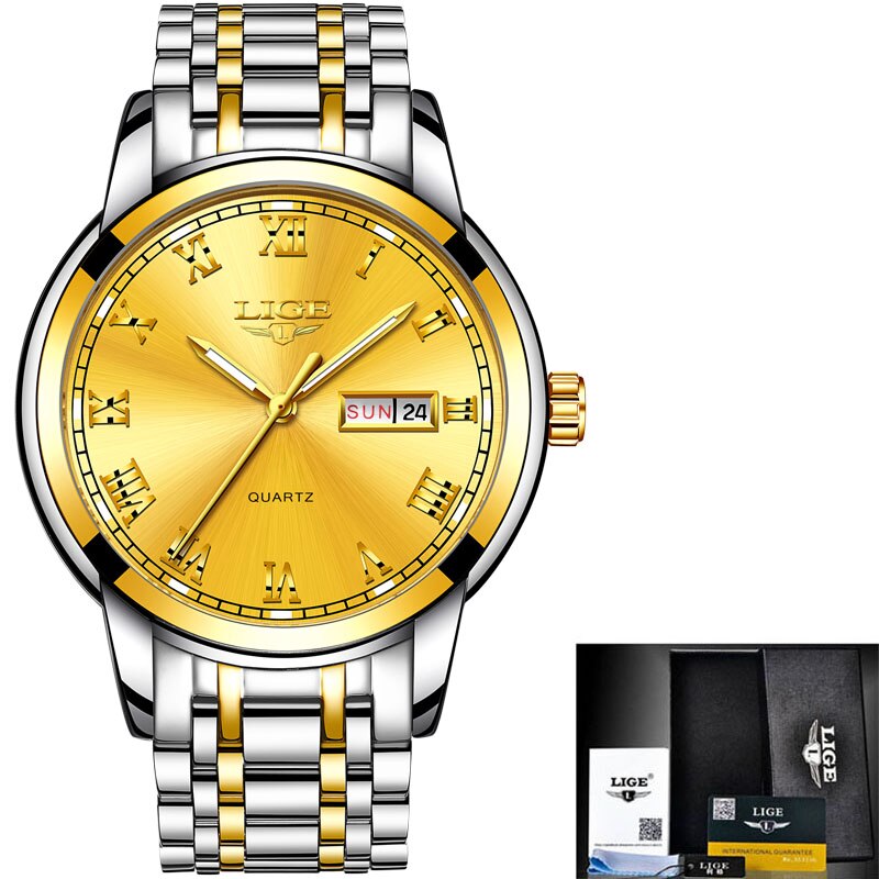 LIGE Japan Quartz Women&#39;s Watch Fashion Female Wristwatch Switzerland Luxury Brand reloj mujer Waterproof Women Bracelet Watch