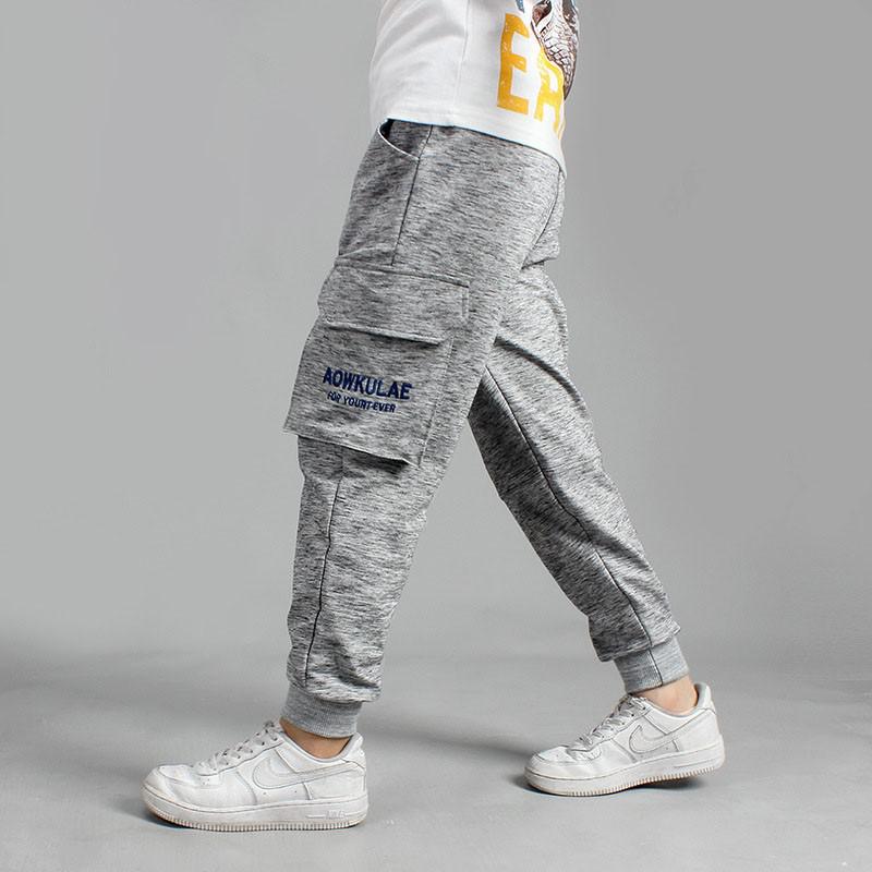 Boys Sport Pants Children Casual Pants Cotton Spring Autumn Boys Long Trousers Kids Letter Clothing Elastic Waist Jogger Pant