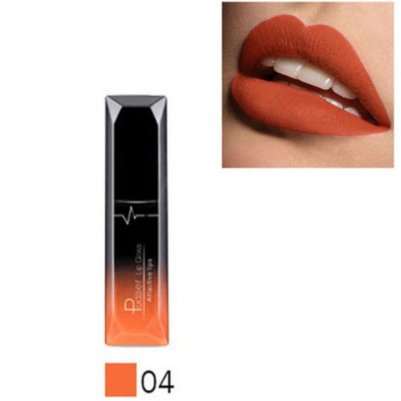 Pudaier Nude Matte Liquid Lipsticks Waterproof Long Lasting Lip Gloss Sexy Red Velvet Lip Tint Women Makeup Cosmetics Batom