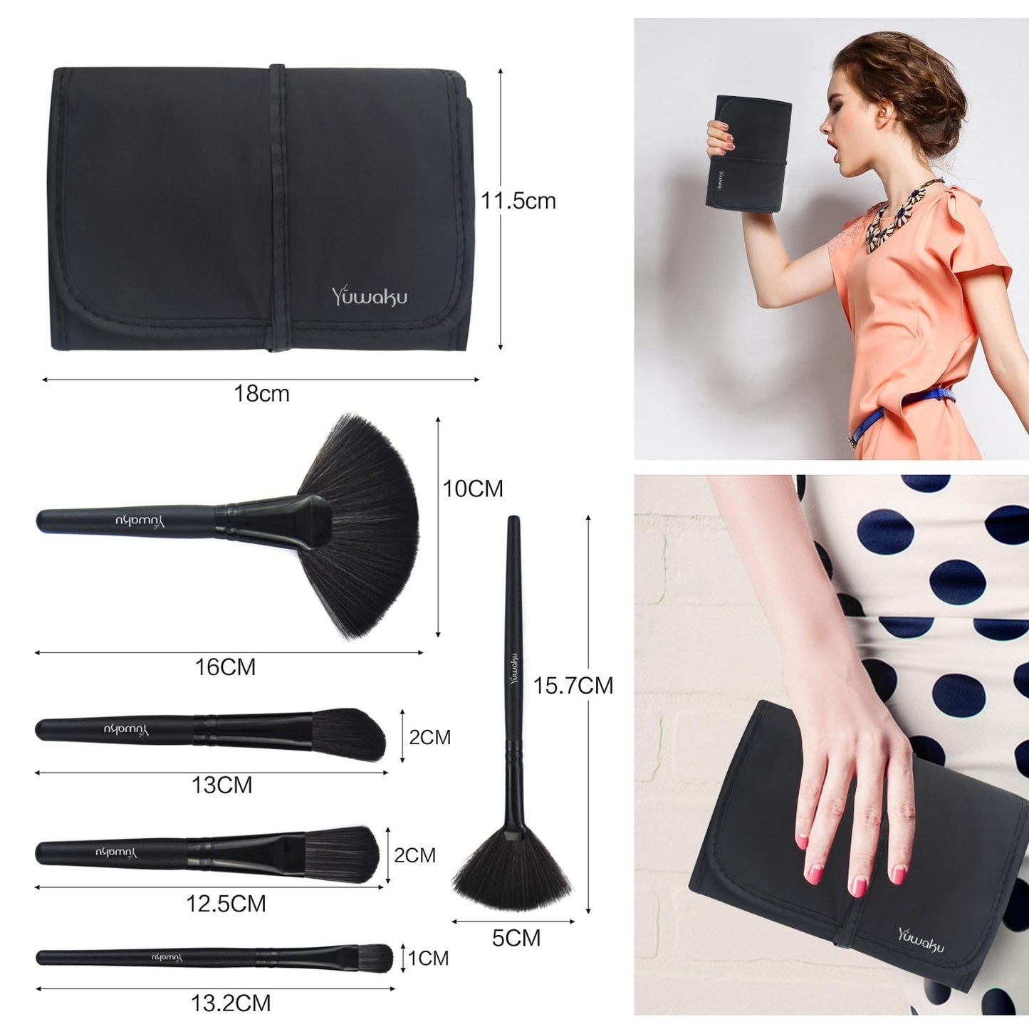 32Pcs Makeup Brushes Foundation Highlighter Blusher Powder Brushes with Cosmetic Bag pincel para maquiagem Beauty Brushes Kits
