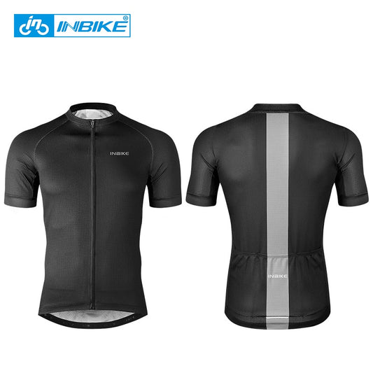 INBIKE Pro Cycling Jersey Summer Breathable MTB Bike Clothes Quick-Dry Men Women T-Shirt ciclismo Racing Bicycle Clothing JS001