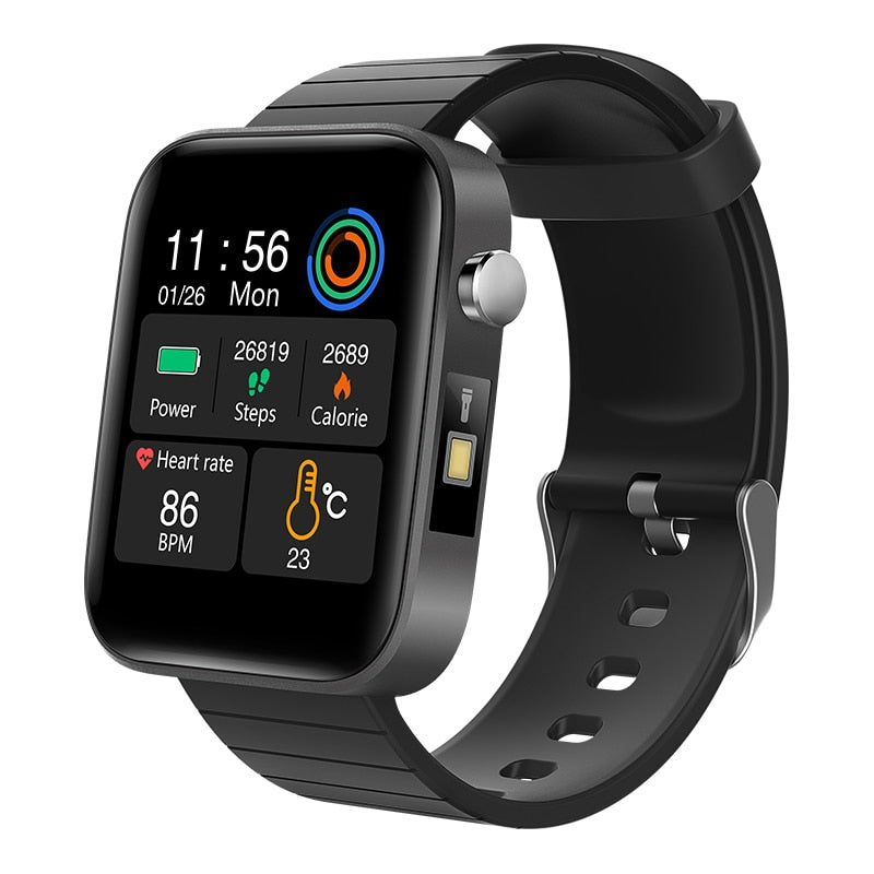 2021 New T68 Smart Watch with Body Temperature Measure Heart Rate Pressure Monitoring Smart Wristband Sport Fitness Watches
