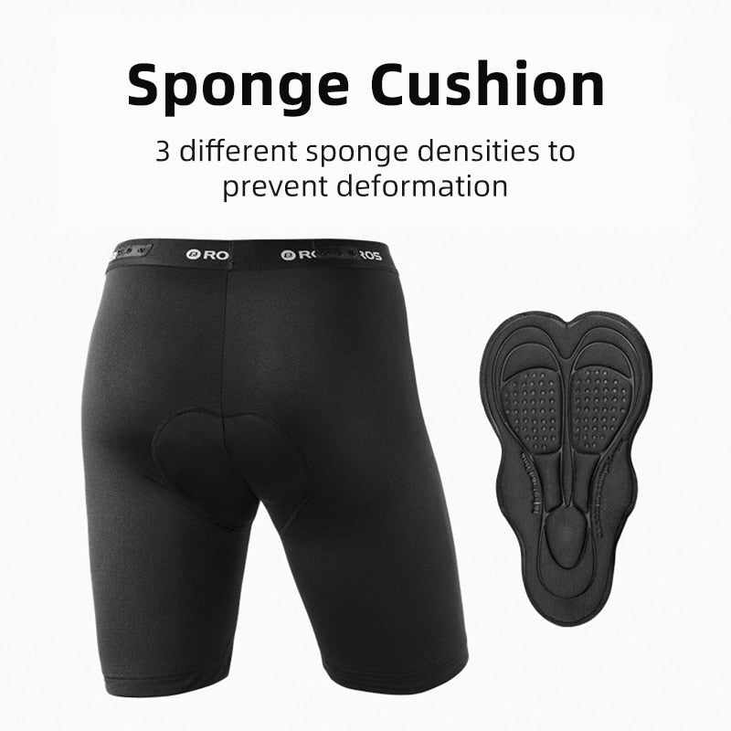 ROCKBROS 4D Women&#39;s Men&#39;s Shorts 2 In 1 With Separable Underwear Shorts Bike Shorts Climbing Running Bicycle Pants Cycling Trous
