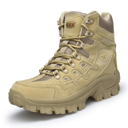 2022 New Footwear Military Tactical Mens Boots Special Force Leather Desert Combat Ankle Boot Army Men&#39;s Shoes Plus Size 39-46