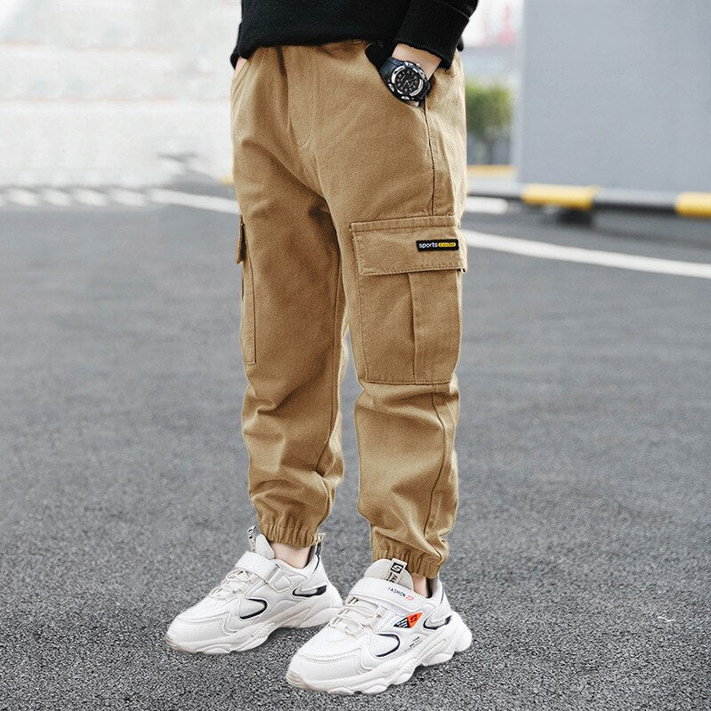 Kids Pants Boys Casual Pants Kids Clothing Cotton Boys Long Trousers Children Boys Clothing Sport Girls Pants Spring 3-16years