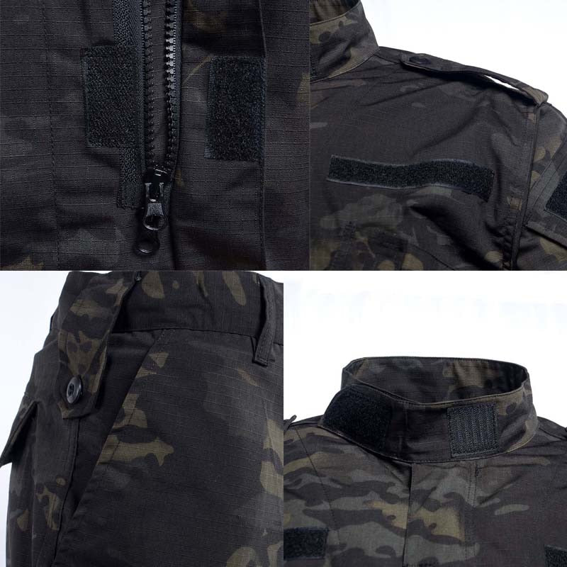 Military Uniform Airsoft Camouflage Tactical Suit Camping Men Army Special Forces Combat Jackets Pants Militar Soldier Clothes